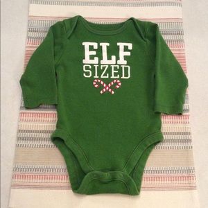 Old Navy long sleeve onesie. Size 3-6M.
